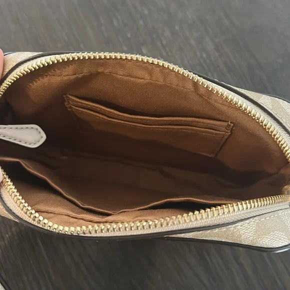 Coach Tan Signature Crossbody Bag - Picture 7 of 9